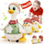 Hola Baby Toys 6-12 Months Musical Dancing Duck Toy Set with Mama and Baby