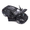 Bburago Porsche Macan Diecast Vehicle 1:24 Scale), (Model: 18-21077), Black