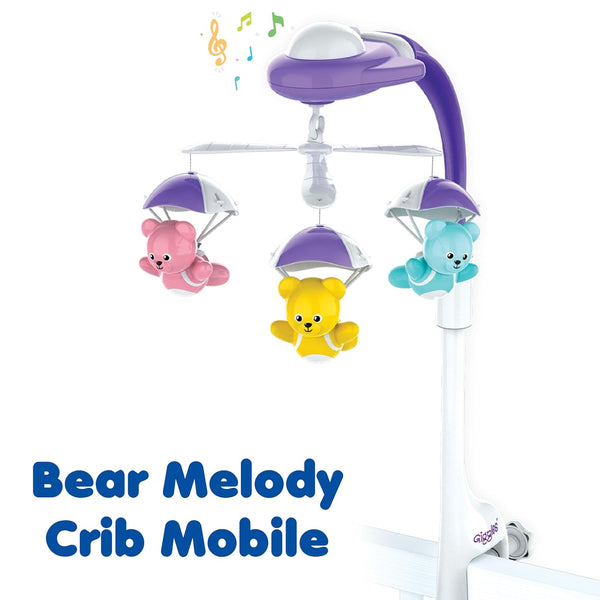 Giggles - Bear Melody Crib Mobile for New Born Babies
