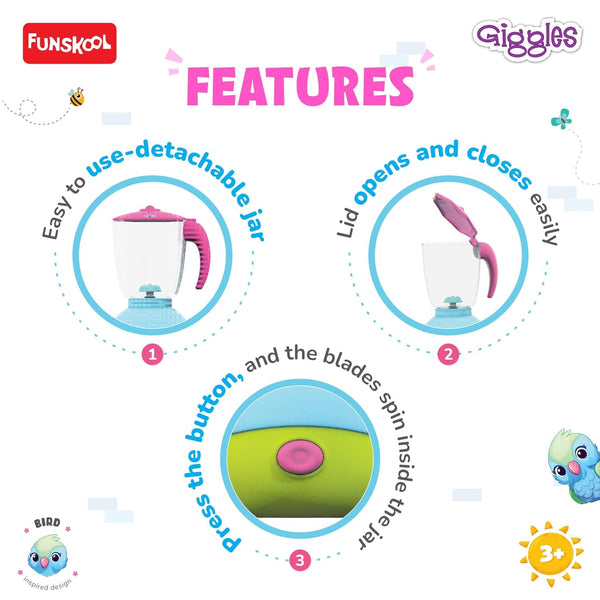 Pretend Play Juicer Funskool Giggles Happy Lil Home Juicer 3Y+ – Multicolour