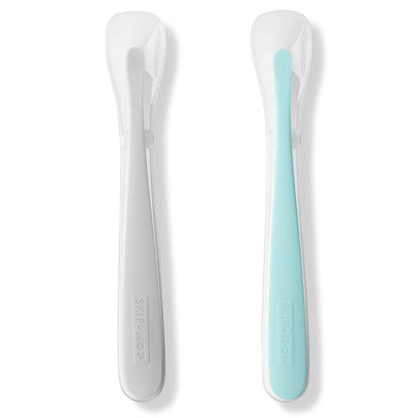 Skip Hop Easy-Feed Spoons Teal-Grey