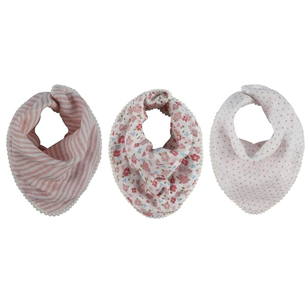 Abracadabra Muslin Bandana Bibs - Vintage Floral