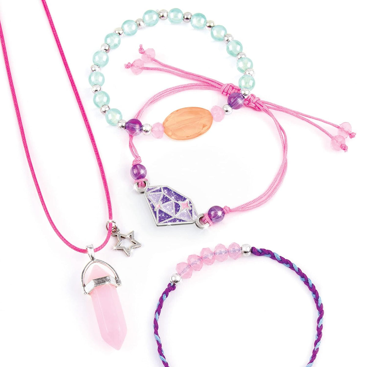 Make It Real Positive Gems Jewelry DIY Kit 1 Kit Multicolor