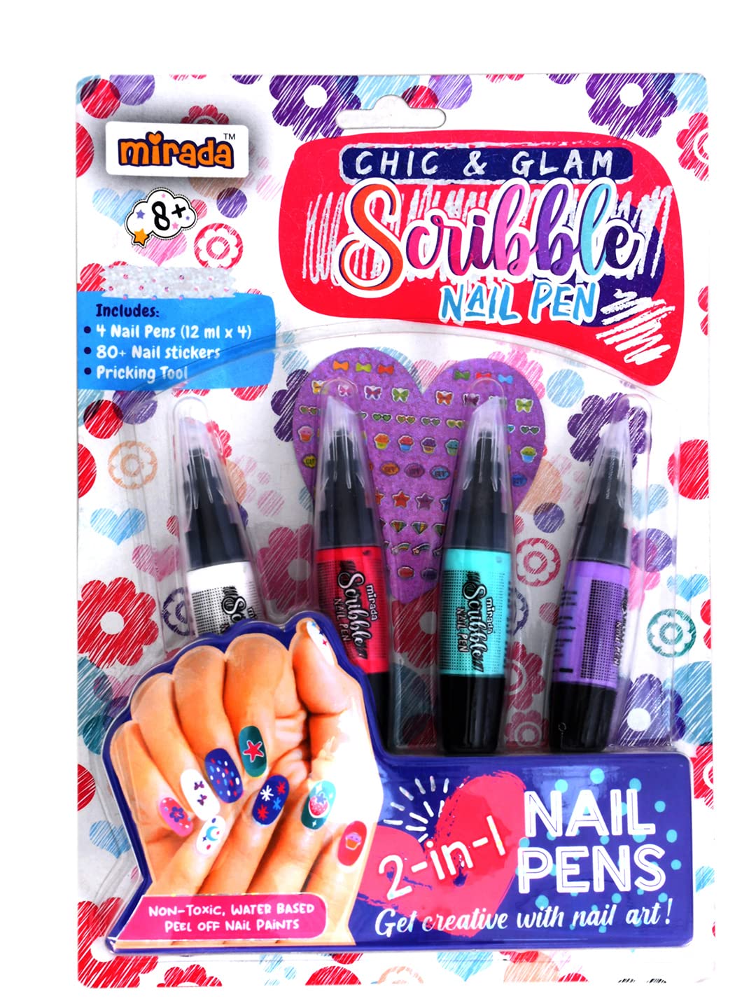 Mirada Chic & Glam Scribble Nail Pen Nail Art Kit