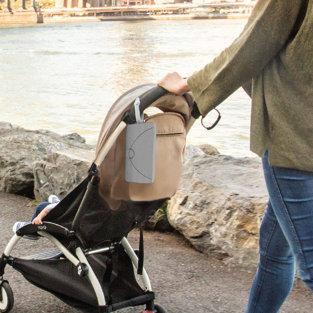 Ubbi On The Go Wipes Dispenser - Grey