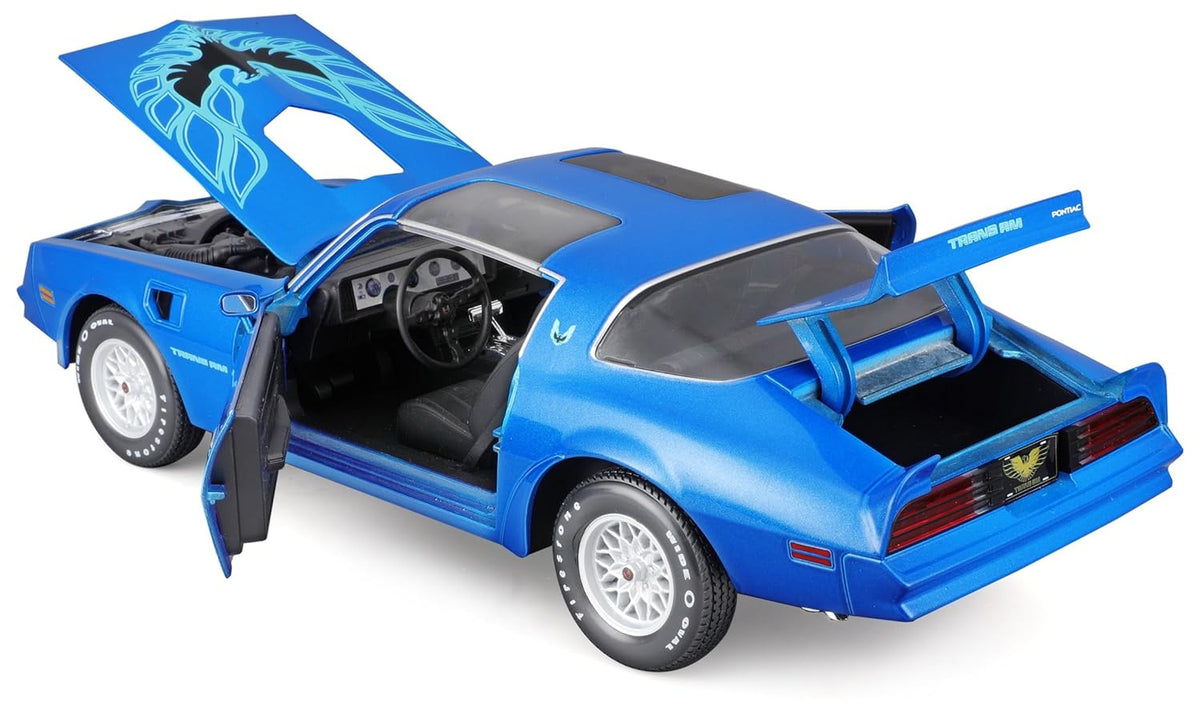 Maisto 1978 Pontiac Firebird Trans Am Diecast Model 1:18 Scale Blue