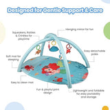 Nuluv Mermaid’s Cove Playgym for Babies, Soft Baby Play With Hanging Toy