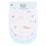 Abracadabra Muslin Bibs Set of 3 29 × 20 cm D for Dino Multicolour