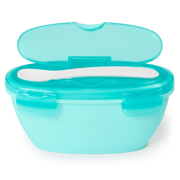 Skip Hop Easy-Serve Travel Bowl Teal