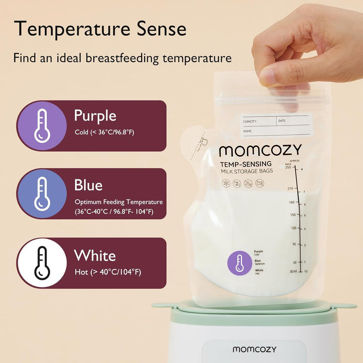 Momcozy Spout Breastmilk Storage Bags - 120 Pcs