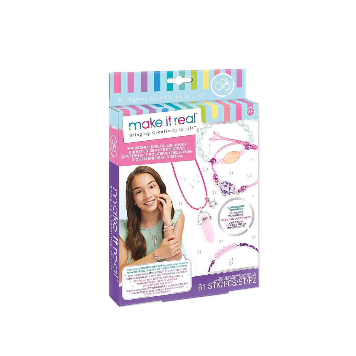 Make It Real Positive Gems Jewelry DIY Kit 1 Kit Multicolor
