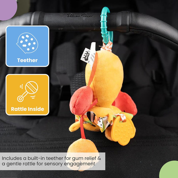 Nuluv Jittery Lino Rattles & Teether