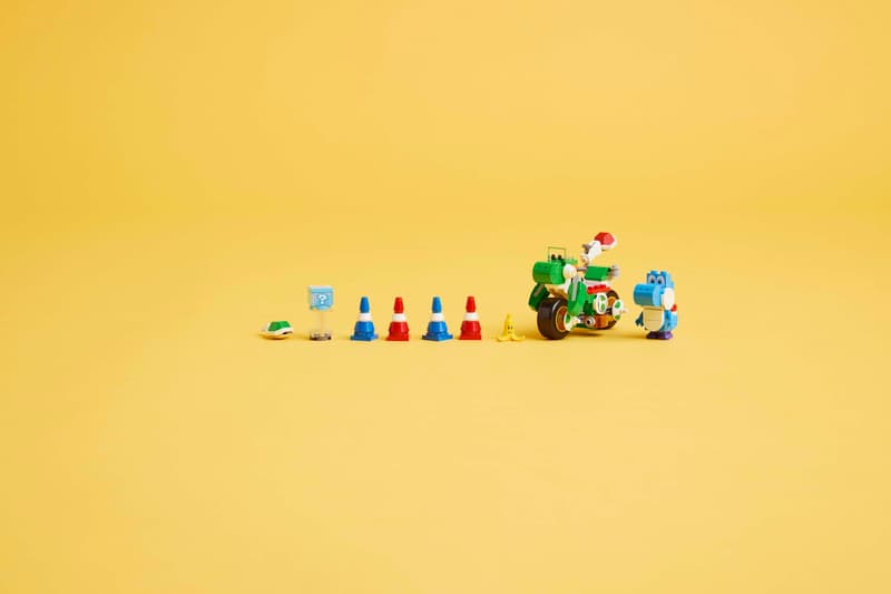 LEGO Super Mario Mario Kart Yoshi Bike 133 Pieces Multicolour