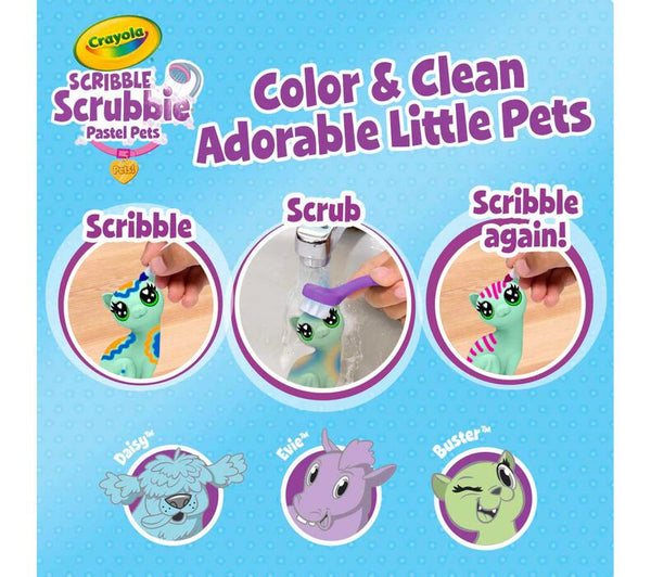 Crayola Scribble Scrubbie Pastel Pets