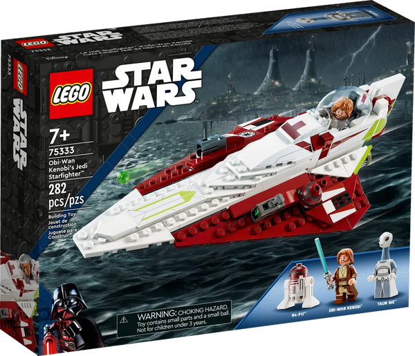 LEGO Star Wars Obi-Wan Ken obis Jedi Star fighter 7+ 282Pcs 75333