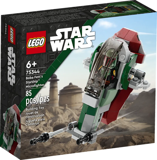 LEGO Boba Fett'S Starship Microfighter Star Wars 6+ 85Pcs 75344