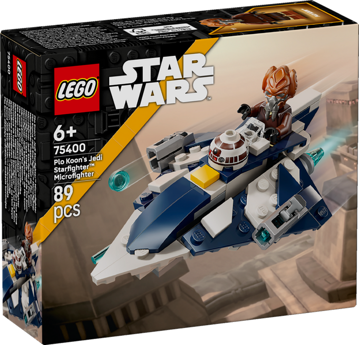 LEGO Star Wars Plo Koon’s Jedi Starfighter Microfighter 89 Pieces
