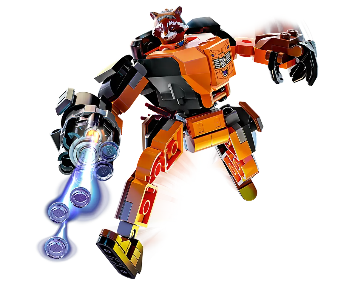 Lego Marvel 76243 Rocket Mech Armor 6+