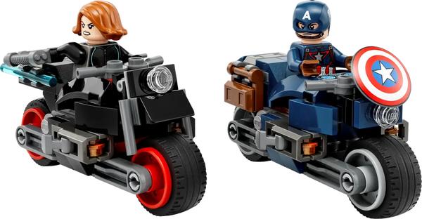 LEGO Marvel Black Widow & Captain America Motorcycles 6+ 130Pcs 76260