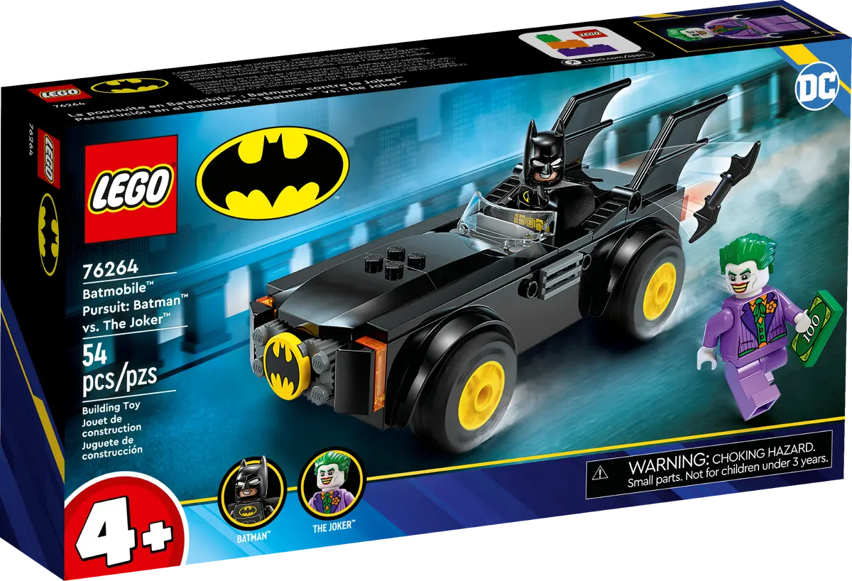 LEGO Batmobile Pursuit Batman Vs The Joker 4+ 54Pcs 76264