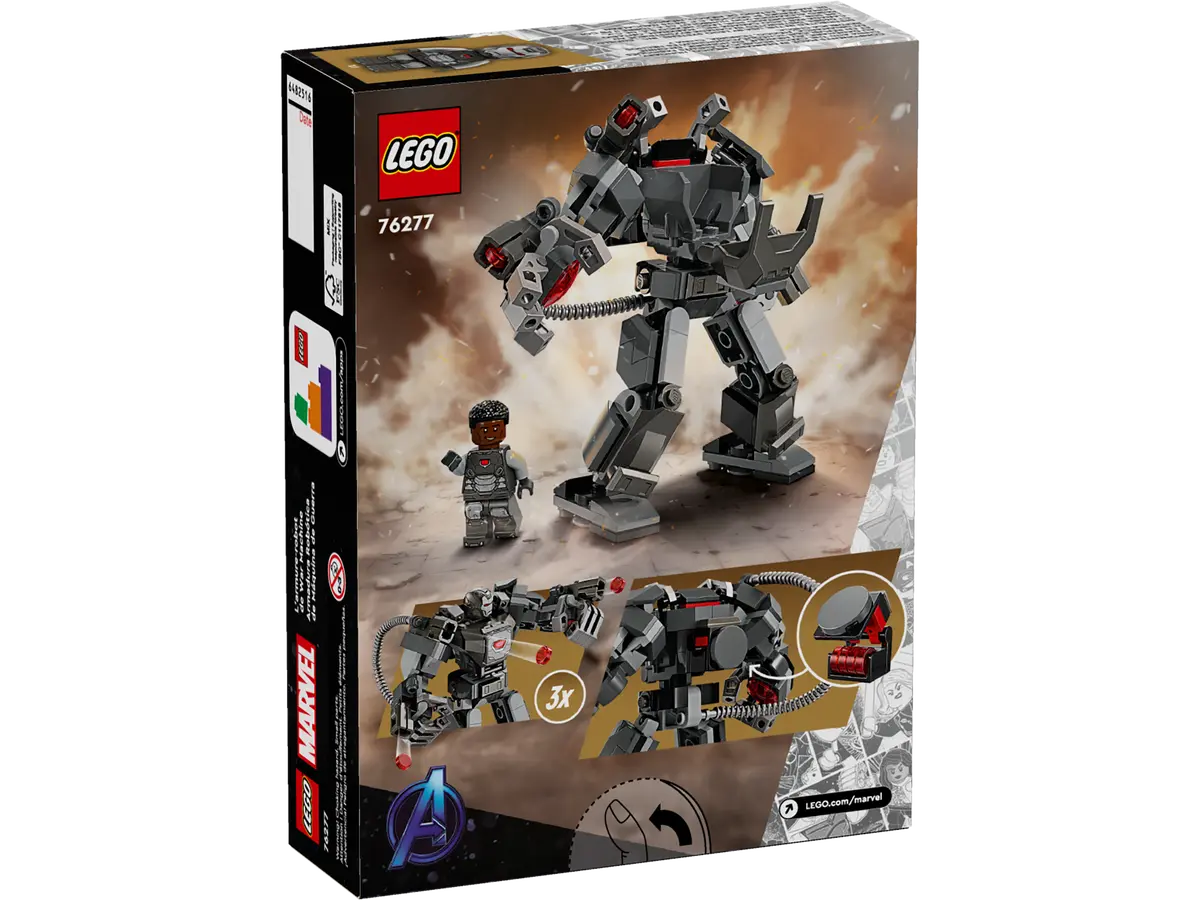 LEGO Marvel War Machine Mech Armor 154 Pieces Multicolour