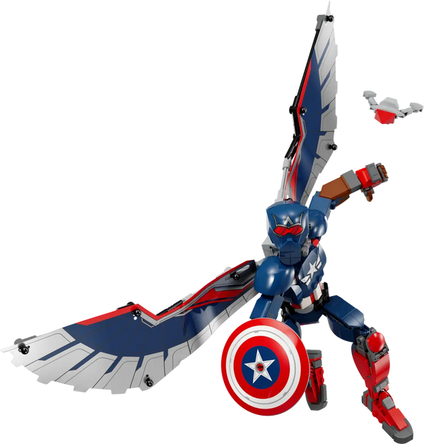 LEGO Marvel New Captain America Construction Figure 8+ 359 76296