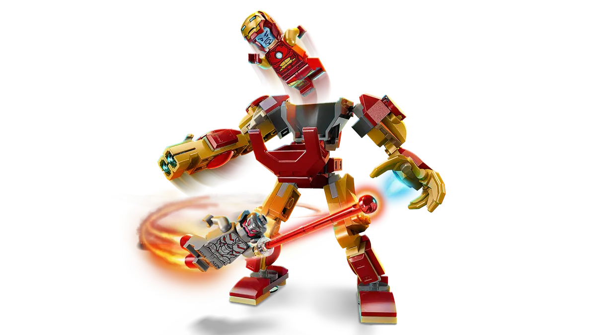 LEGO Marvel Iron Man Mech vs Ultron 101 Pieces Multicolour
