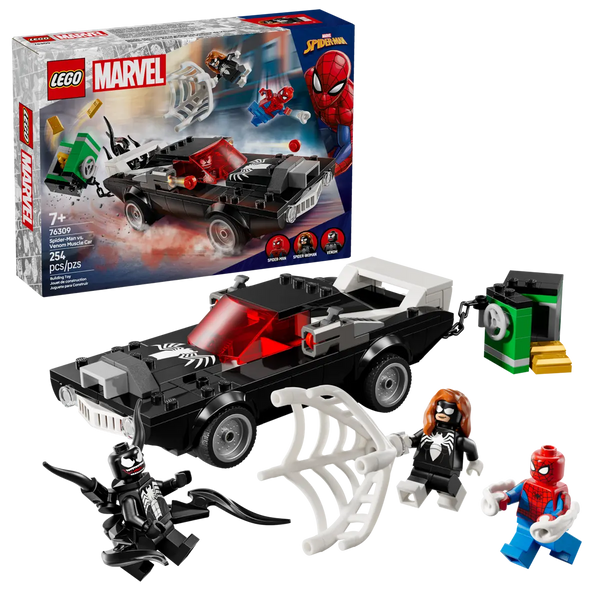 LEGO Marvel Spider-Man vs Venom Muscle Car 7+ 254Pcs 76309