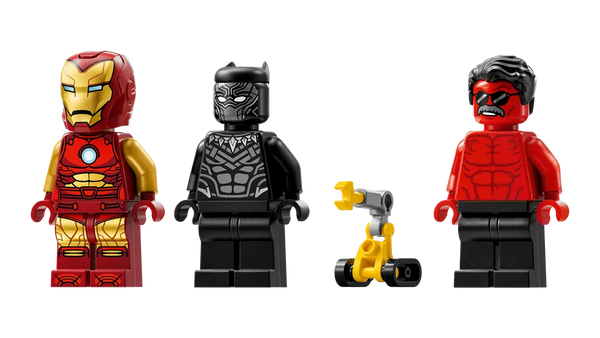 LEGO Marvel Iron Man Car & Black Panther vs Red Hulk 7+ 295Pcs 76310