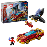 LEGO Marvel Iron Man Car & Black Panther vs. Red Hulk 295 Pieces Multicolour