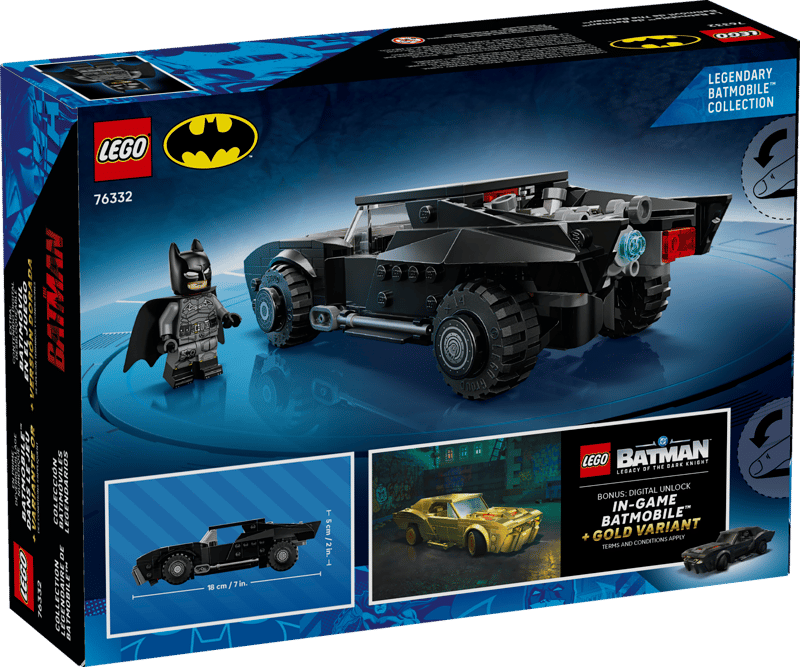 LEGO DC Batman The Batman Batmobile 330 Pieces Black