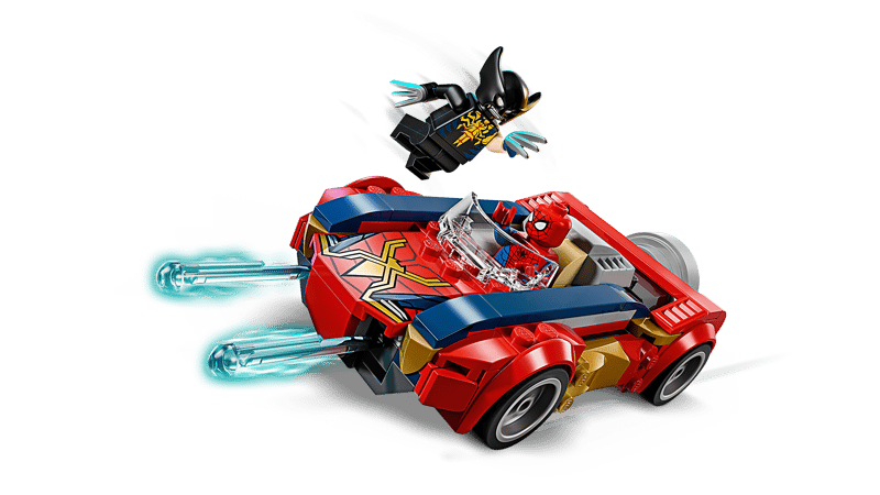 LEGO Marvel Spider-Man Car vs. Venomized Wolverine 134 Pieces Multicolour