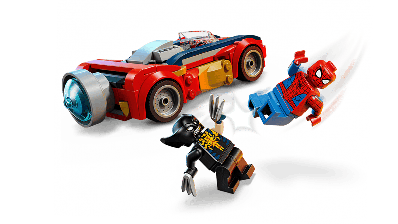 LEGO Marvel Spider-Man Car vs. Venomized Wolverine 134 Pieces Multicolour
