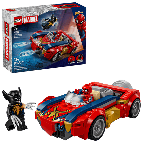 LEGO MarvelSpider-Man Car vs. Venomized Wolverine 7+ 76336