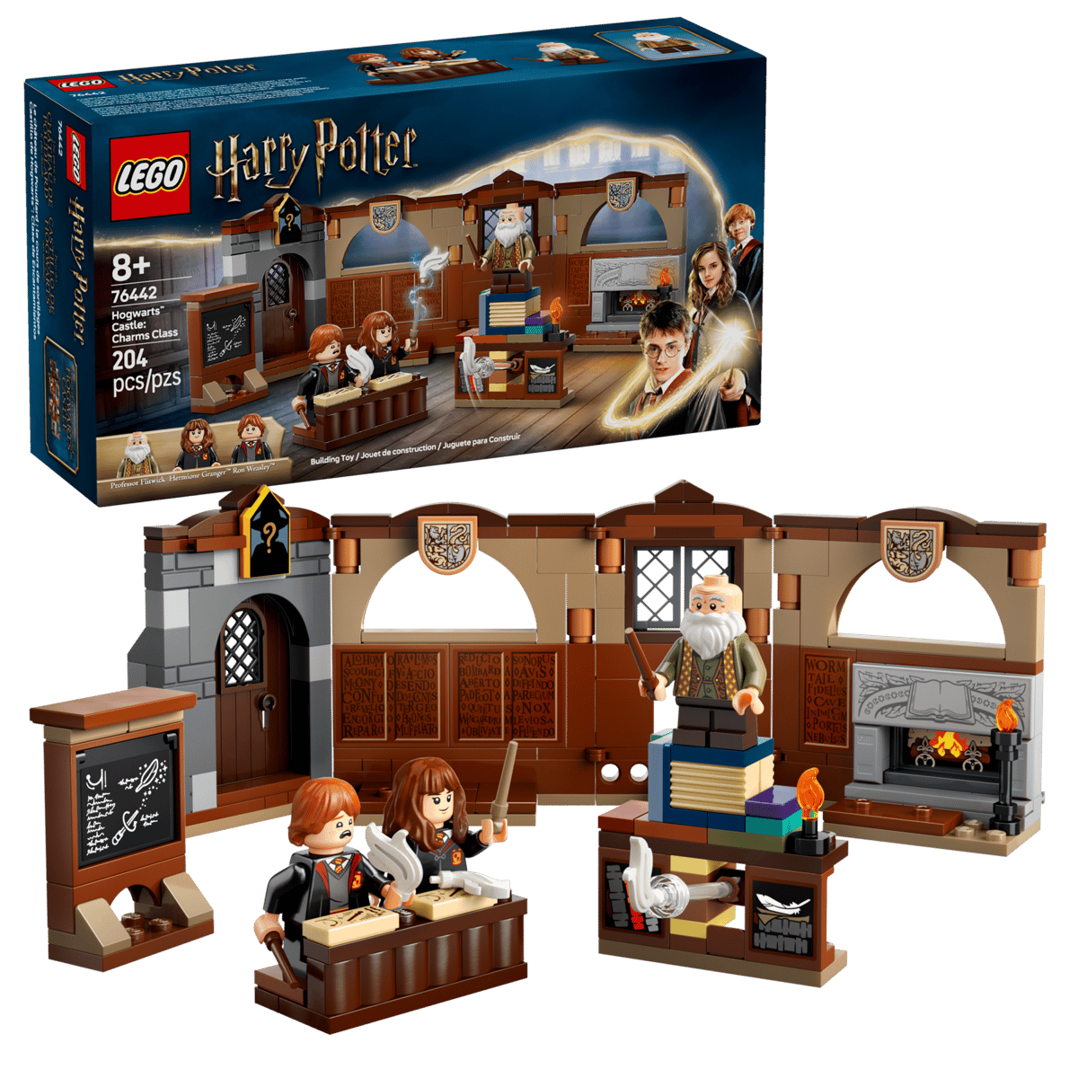 LEGO Harry Potter Hogwarts Castle: Charms Class 204 Pieces 8 × 24 × 7 cm Multicolour