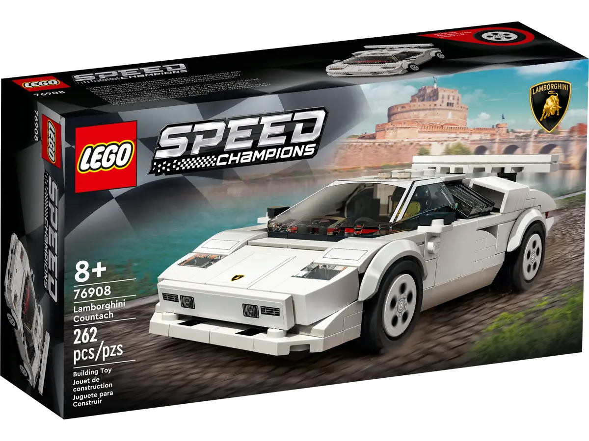 LEGO Speed Champions Lamborghini Countach 8+ 262Pcs 76908