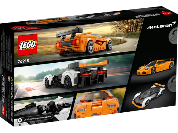 LEGO Speed Champions Mclaren Solus Gt & Mclaren F1 Lm 9+ 581Pcs 76918