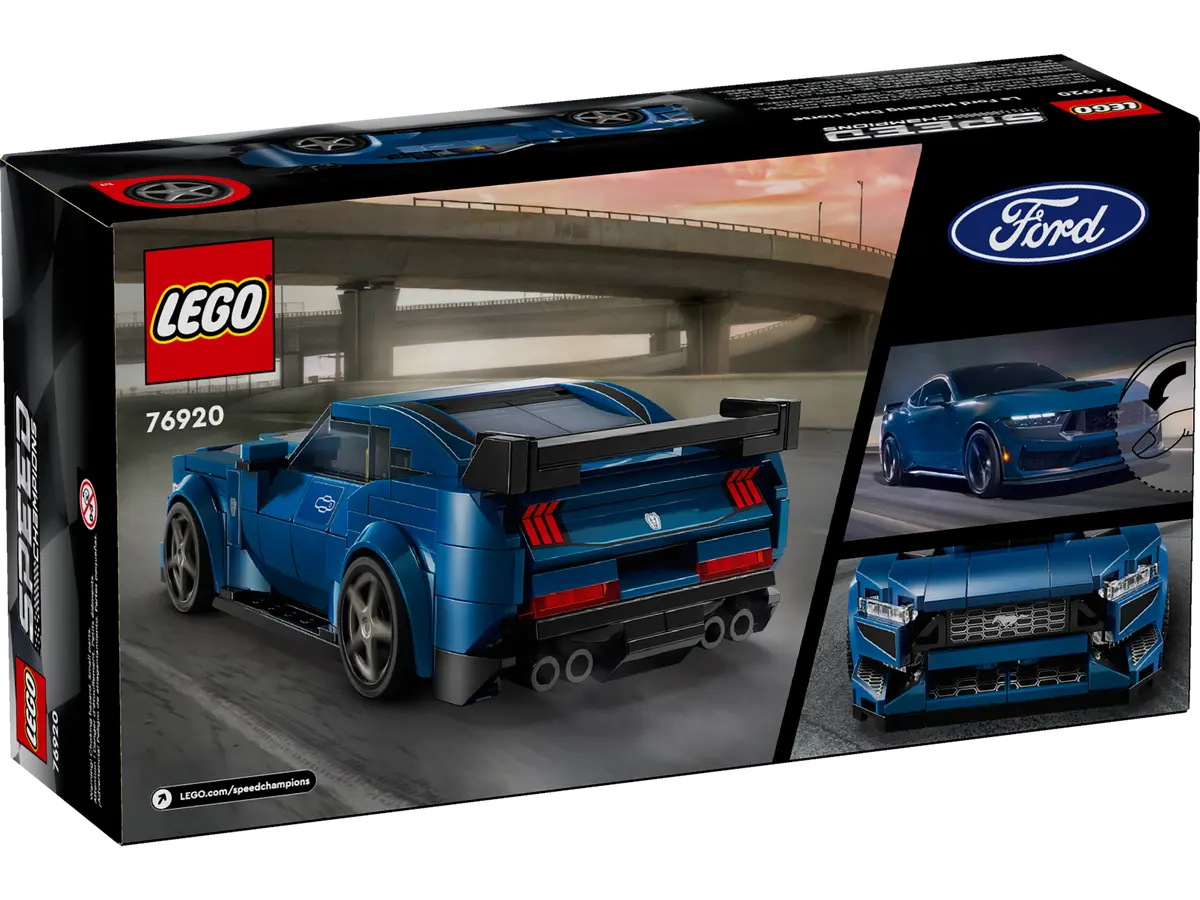 LEGO Speed Champions Ford Mustang Dark Horse Sports Car 9+ 344Pcs 76920