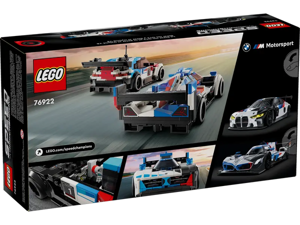 LEGO Speed Champions Bmw M4 Gt3 & Bmw M Hybrid V8 Race Cars 9+ 676Pcs 76922