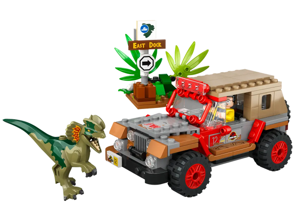 LEGO Jurassic World Dilophosaurus Ambush 6+ 211Pcs 76958
