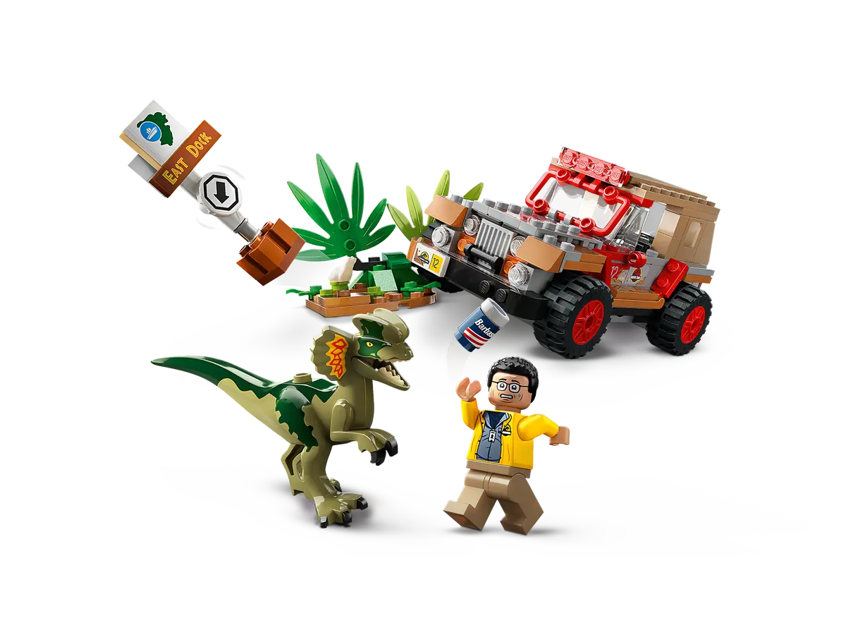 LEGO Jurassic World Dilophosaurus Ambush 6+ 211Pcs 76958