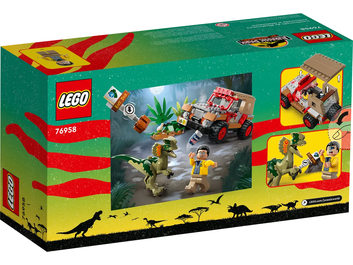LEGO Jurassic World Dilophosaurus Ambush 6+ 211Pcs 76958