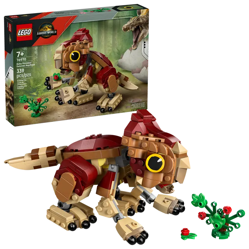 LEGO Jurassic World Baby Dinosaur Dolores: Aquilops 7+ 339Pcs 76970