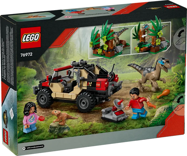 LEGO Jurassic World Raptor Off-Road Escape 6+ 285Pcs 76972