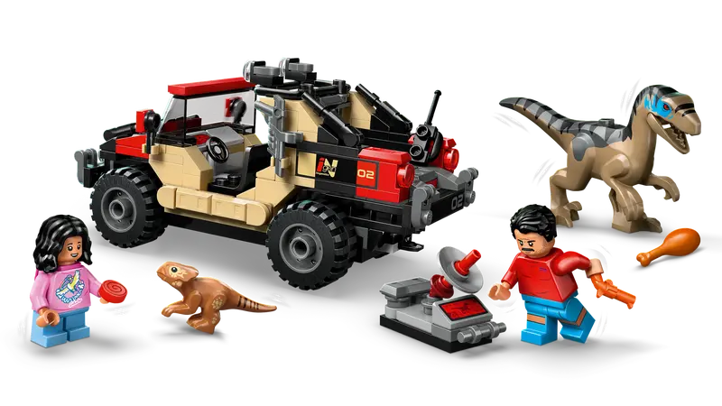 LEGO Jurassic World Raptor Off-Road Escape 6+ 285Pcs 76972
