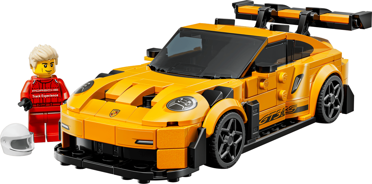 LEGO Speed Champions Porsche 911 GT3 RS Super Car 348 Pieces 5 × 16 × 7 cm Orange