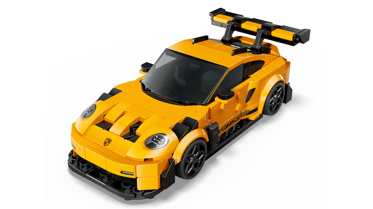 LEGO Speed Champions Porsche 911 GT3 RS Super Car 348 Pieces 5 × 16 × 7 cm Orange
