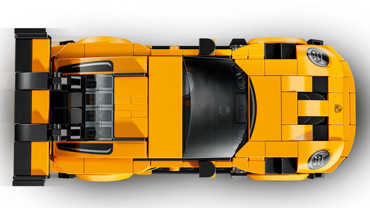 LEGO Speed Champions Porsche 911 GT3 RS Super Car 348 Pieces 5 × 16 × 7 cm Orange