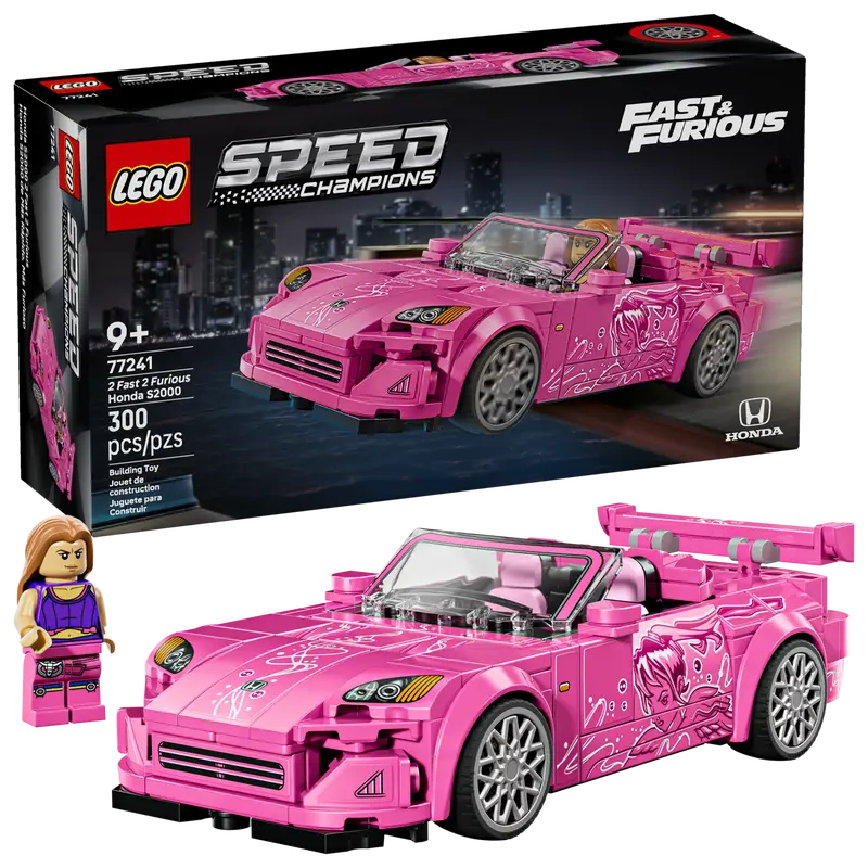LEGO Speed Champions 2 Fast 2 Furious Honda S2000 9+ 300Pcs 77241