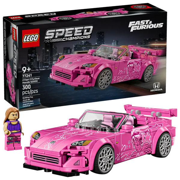 LEGO Speed Champions 2 Fast 2 Furious Honda S2000 9+ 300Pcs 77241